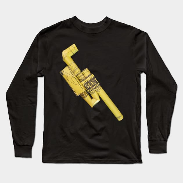 BATIM-DR GENT PIPE Long Sleeve T-Shirt by House Of Henrys Art&Music